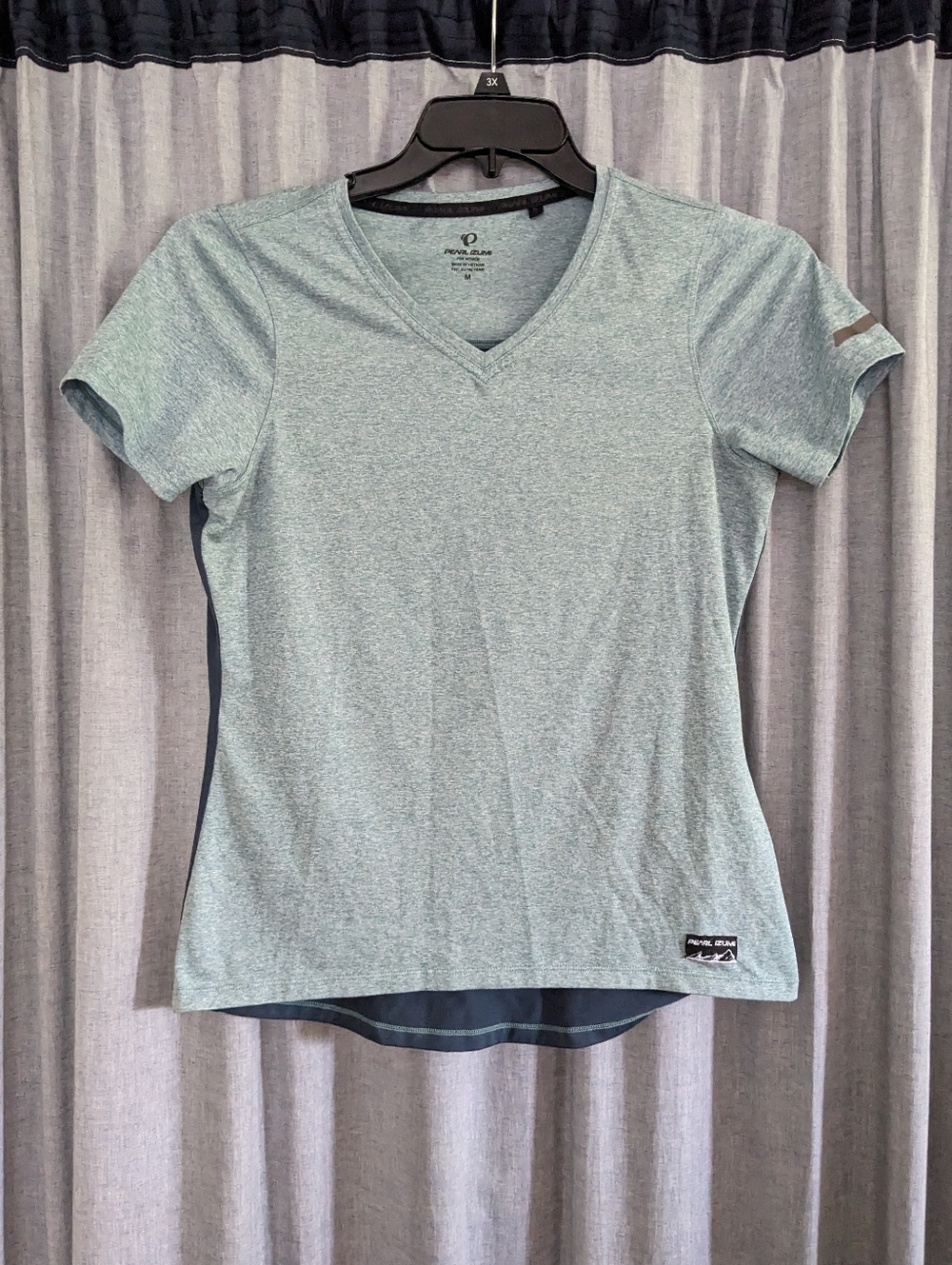 Pearl Izumi Shirt Women's M Activewear Performance Short Sleeve Green Teal